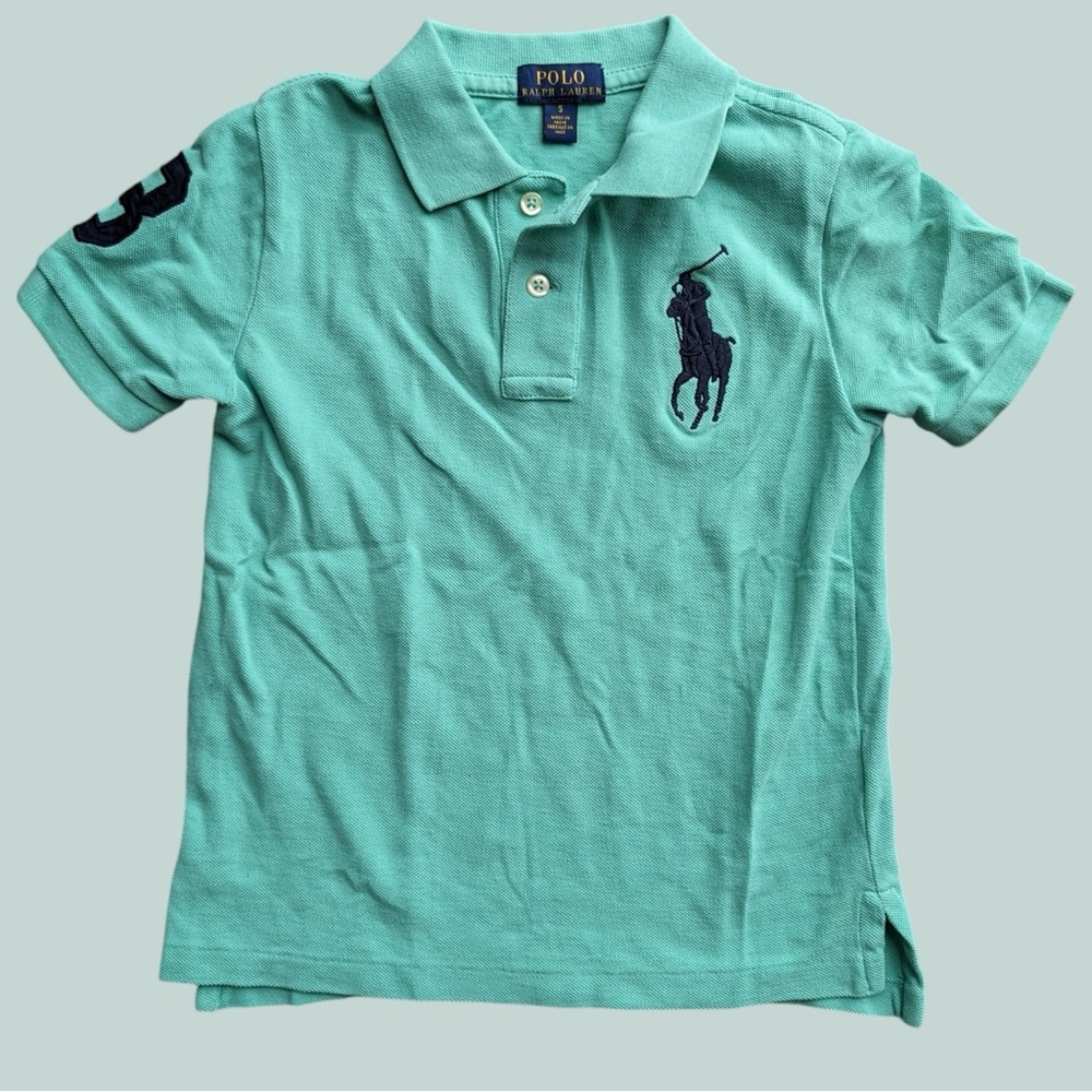 Polo big pony short sleeve polo, turquoise